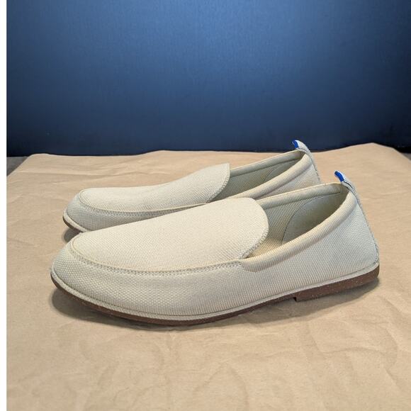 Rothys Ravello Loafer Slip On Shoes Mens 10 Sand Beige Loungewear Casual Flats - Picture 1 of 7